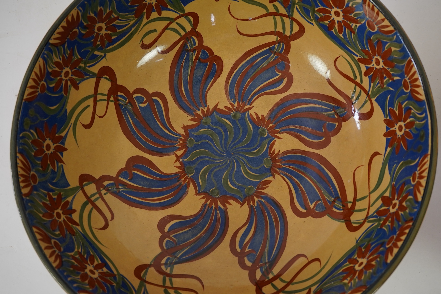 Dr Christopher Dresser (1834-1904) for T.G. Green & Co Ltd.: A pair of 'Ivanhoe' large bowls or basins